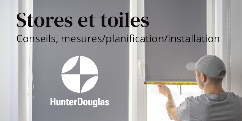 Stores et toiles